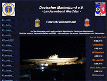 Tablet Screenshot of dmb-lv-westfalen.de